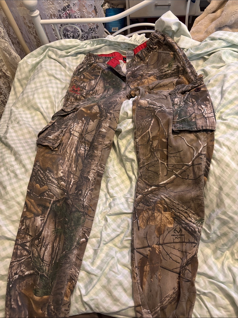 Realtree Men's Camouflage Cargo Pants - Brown/Green